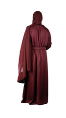 Maroon and Gold Abaya