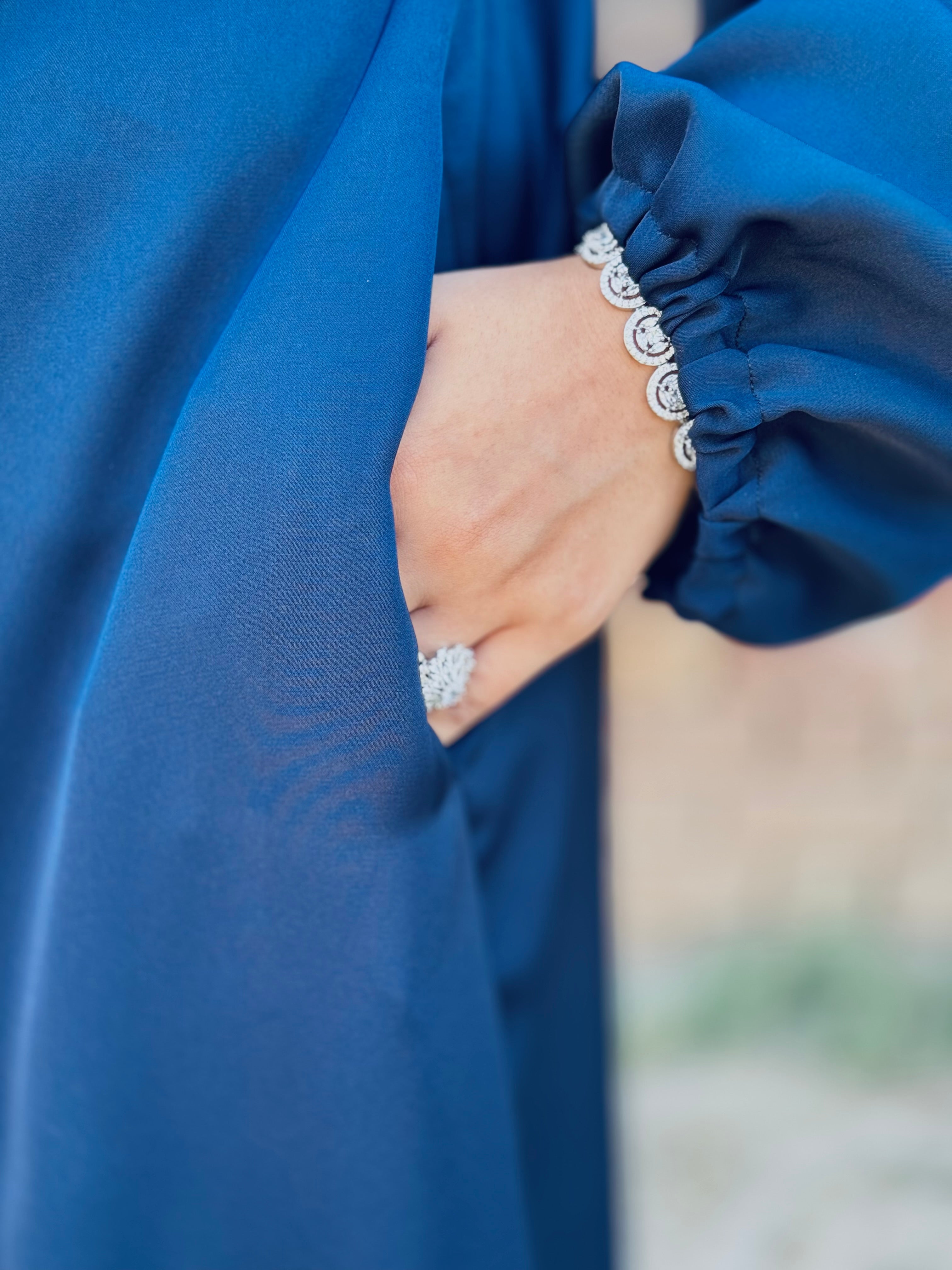 Everyday Royal Blue Abaya