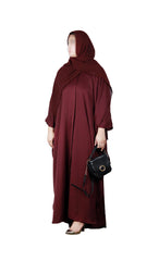 Maroon Everyday Abaya