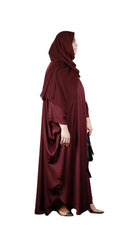 Maroon Everyday Abaya