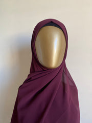 Maroon Mystique Hijab